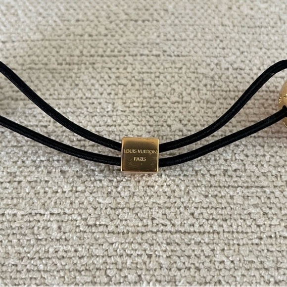 Louis Vuitton Black and Gold Hair Accessory main image 4